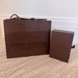 Louis Vuitton Shopping Bag Brown Box with Orange Dust Bag